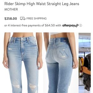 Mother High Waisted Rider Skimp. The Confession
